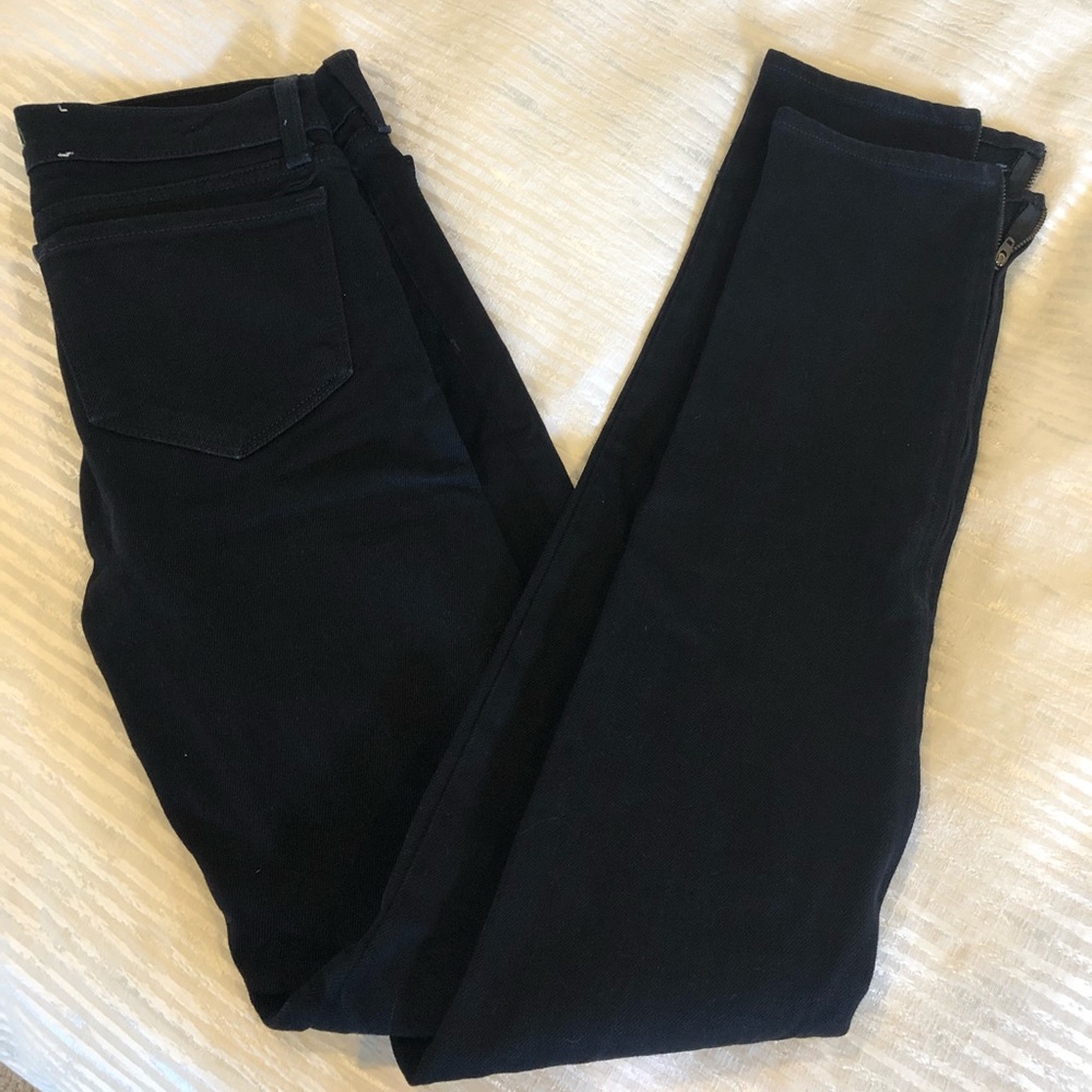 J brand “the deal” black jeans